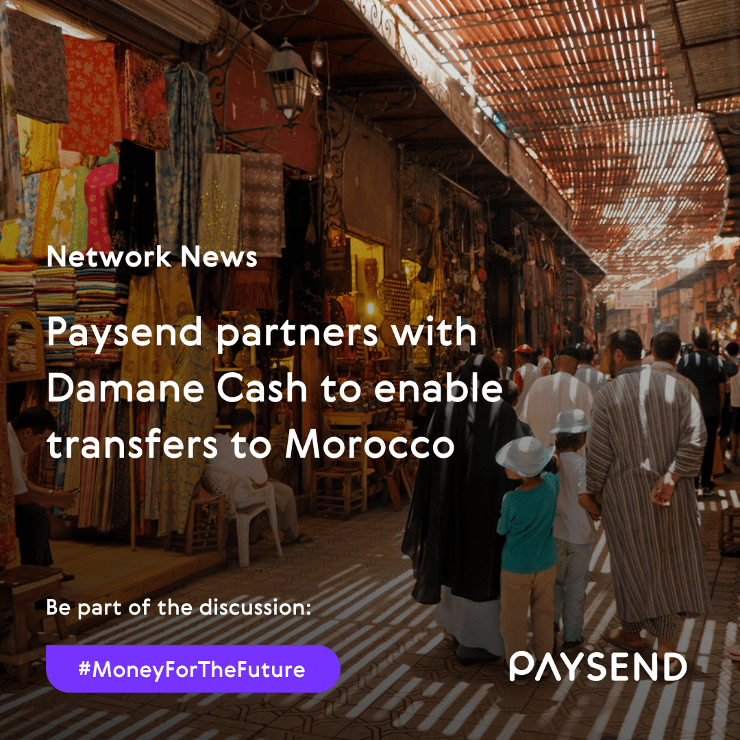 Paysend partners with Damane Cash to enable transfers to Morocco